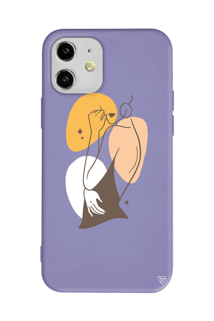 Olivia Lansman Model İçi Kadife Silikon Telefon Kılıfı