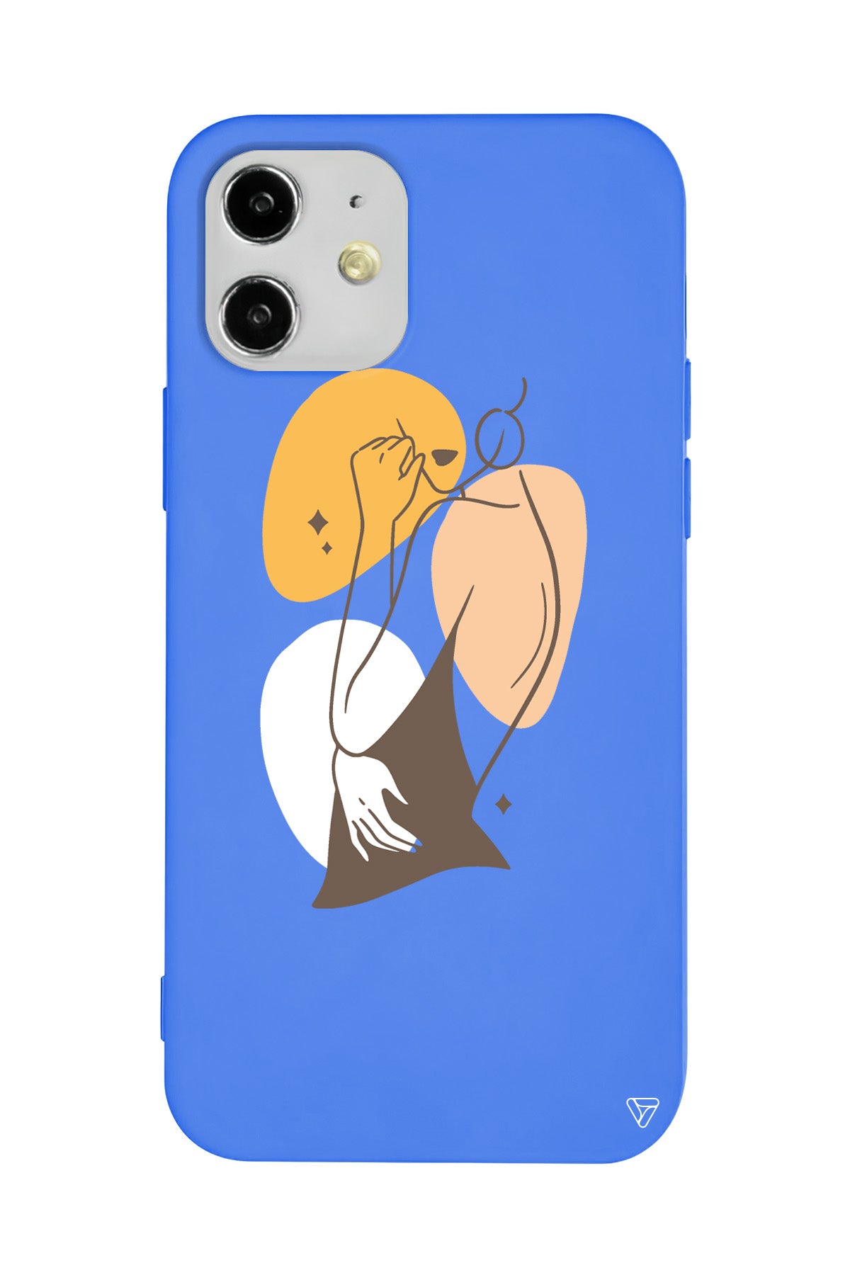 Olivia Lansman Model İçi Kadife Silikon Telefon Kılıfı