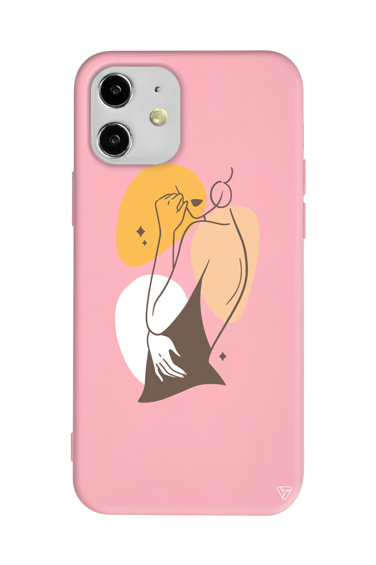 Olivia Lansman Model İçi Kadife Silikon Telefon Kılıfı