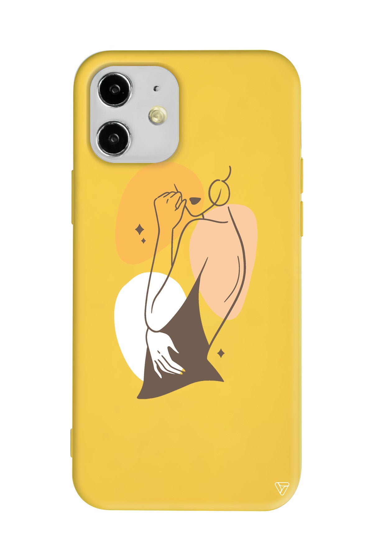 Olivia Lansman Model İçi Kadife Silikon Telefon Kılıfı