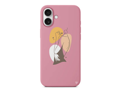 Olivia Lansman Model İçi Kadife Silikon Telefon Kılıfı