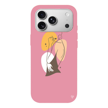 Olivia Lansman Model İçi Kadife Silikon Telefon Kılıfı