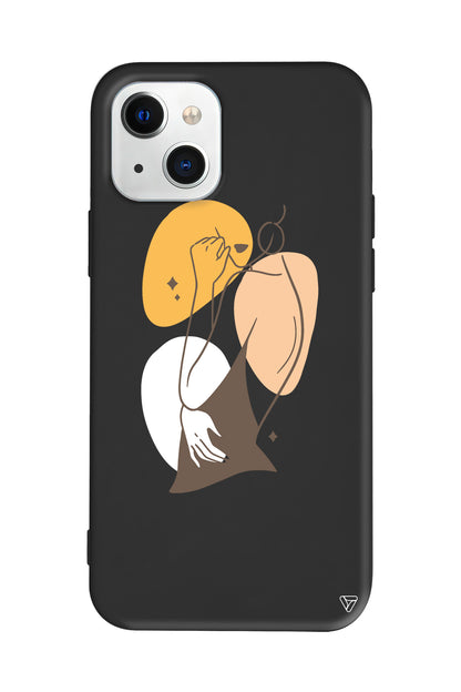 Olivia Lansman Model İçi Kadife Silikon Telefon Kılıfı