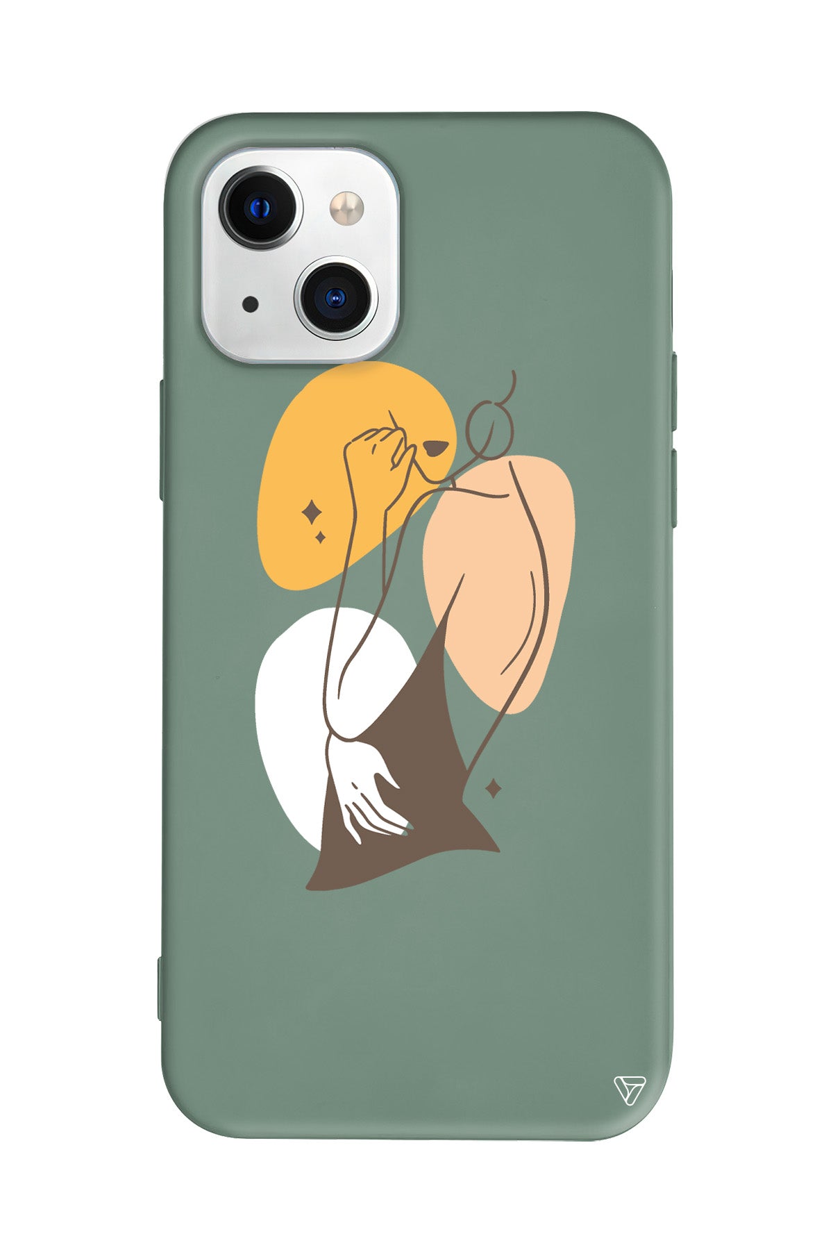 Olivia Lansman Model İçi Kadife Silikon Telefon Kılıfı