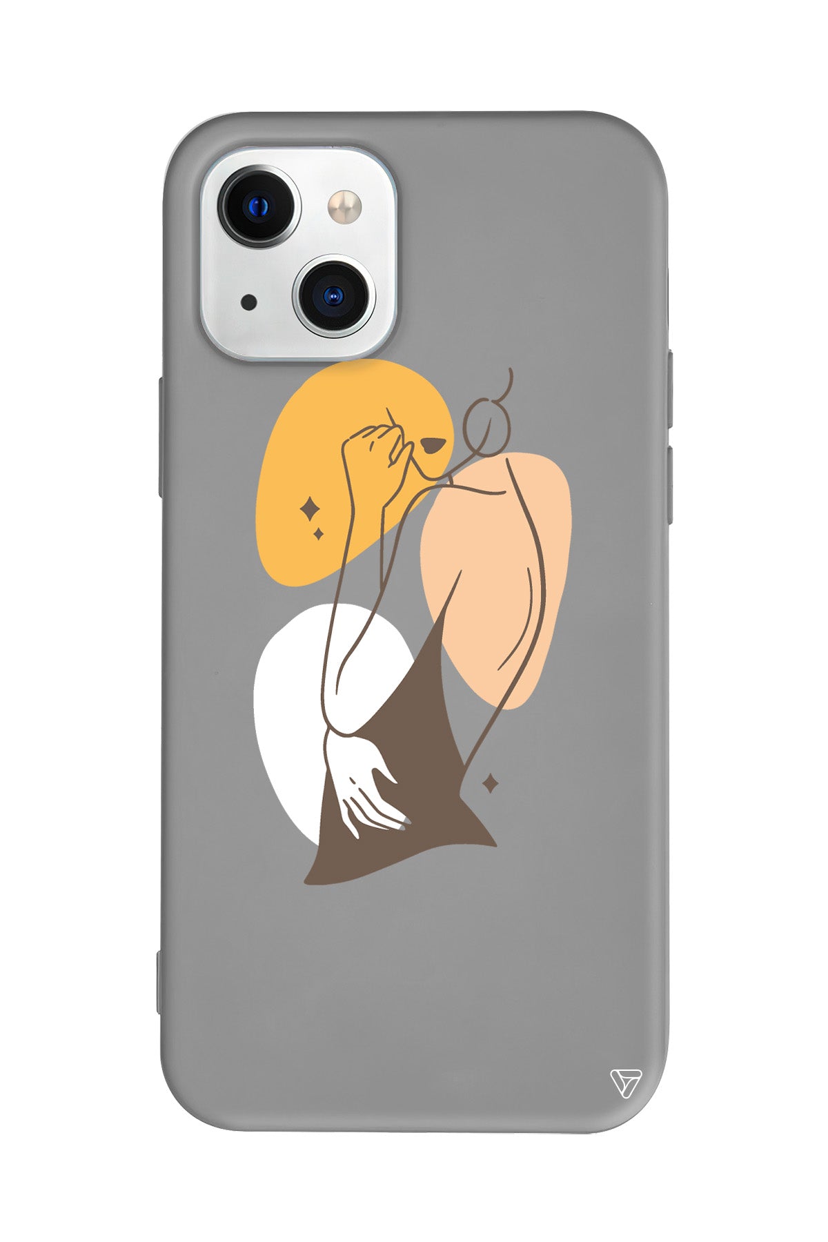 Olivia Lansman Model İçi Kadife Silikon Telefon Kılıfı