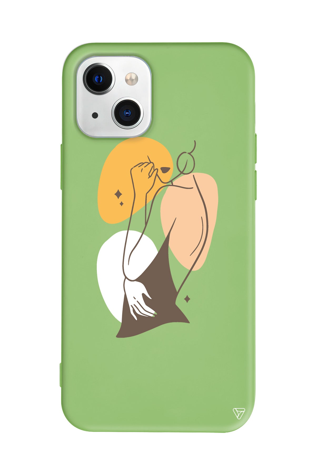 Olivia Lansman Model İçi Kadife Silikon Telefon Kılıfı