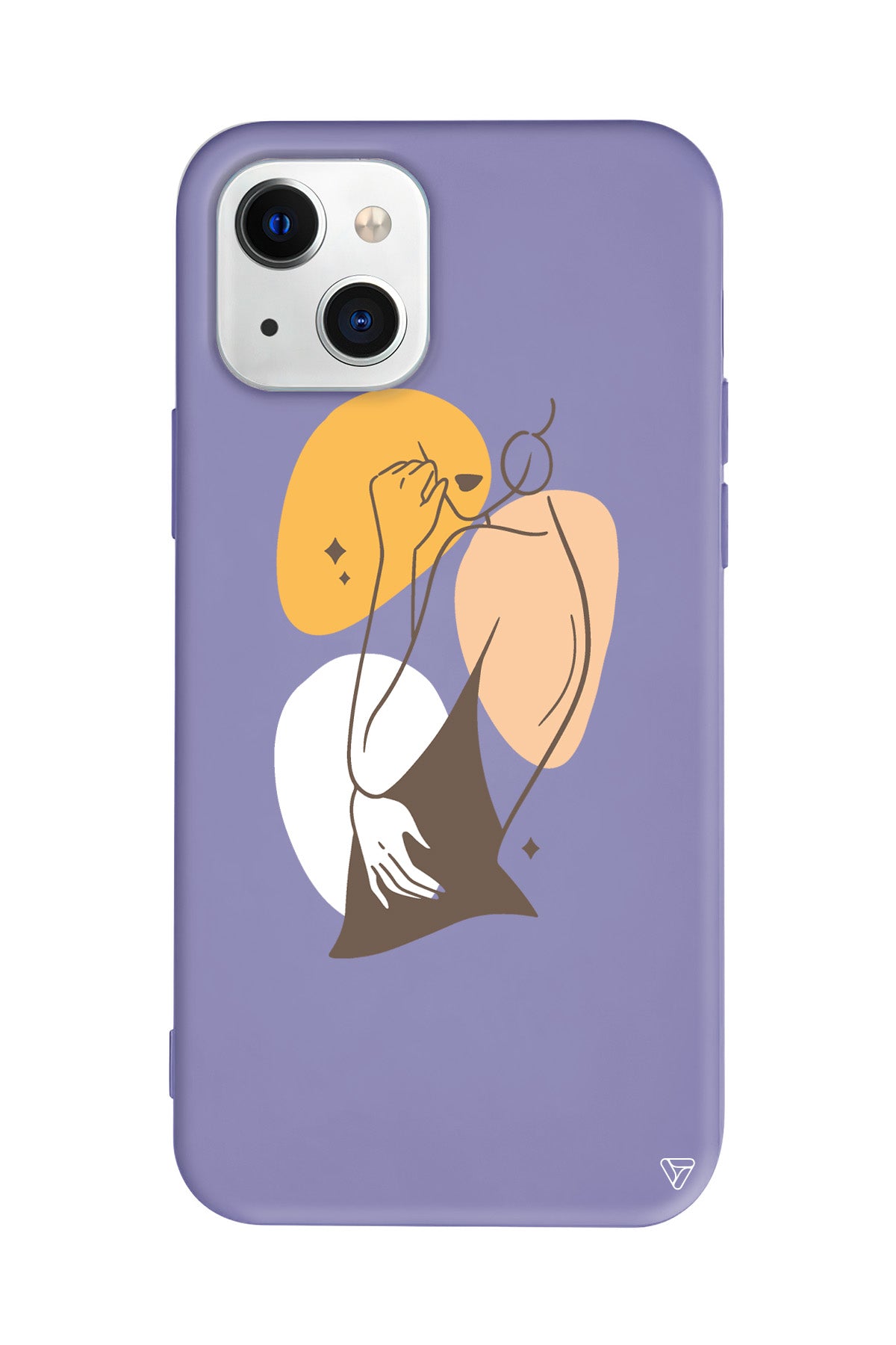 Olivia Lansman Model İçi Kadife Silikon Telefon Kılıfı