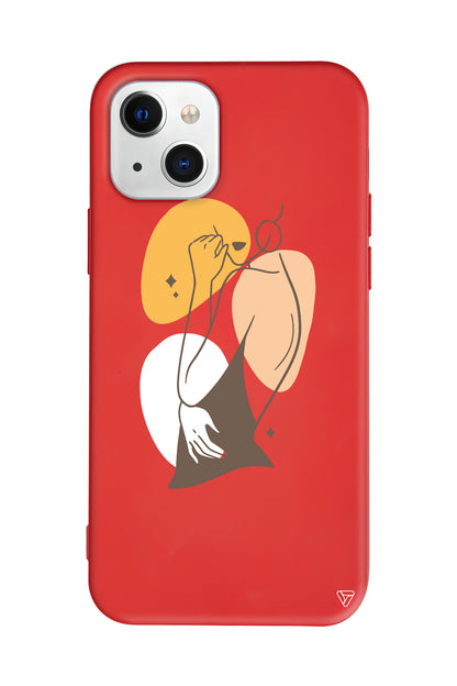 Olivia Lansman Model İçi Kadife Silikon Telefon Kılıfı – Plus Serisine Özel