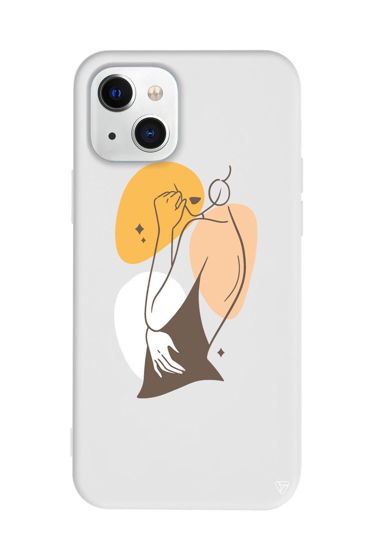 Olivia Lansman Model İçi Kadife Silikon Telefon Kılıfı