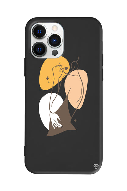 Olivia Lansman Model İçi Kadife Silikon Telefon Kılıfı