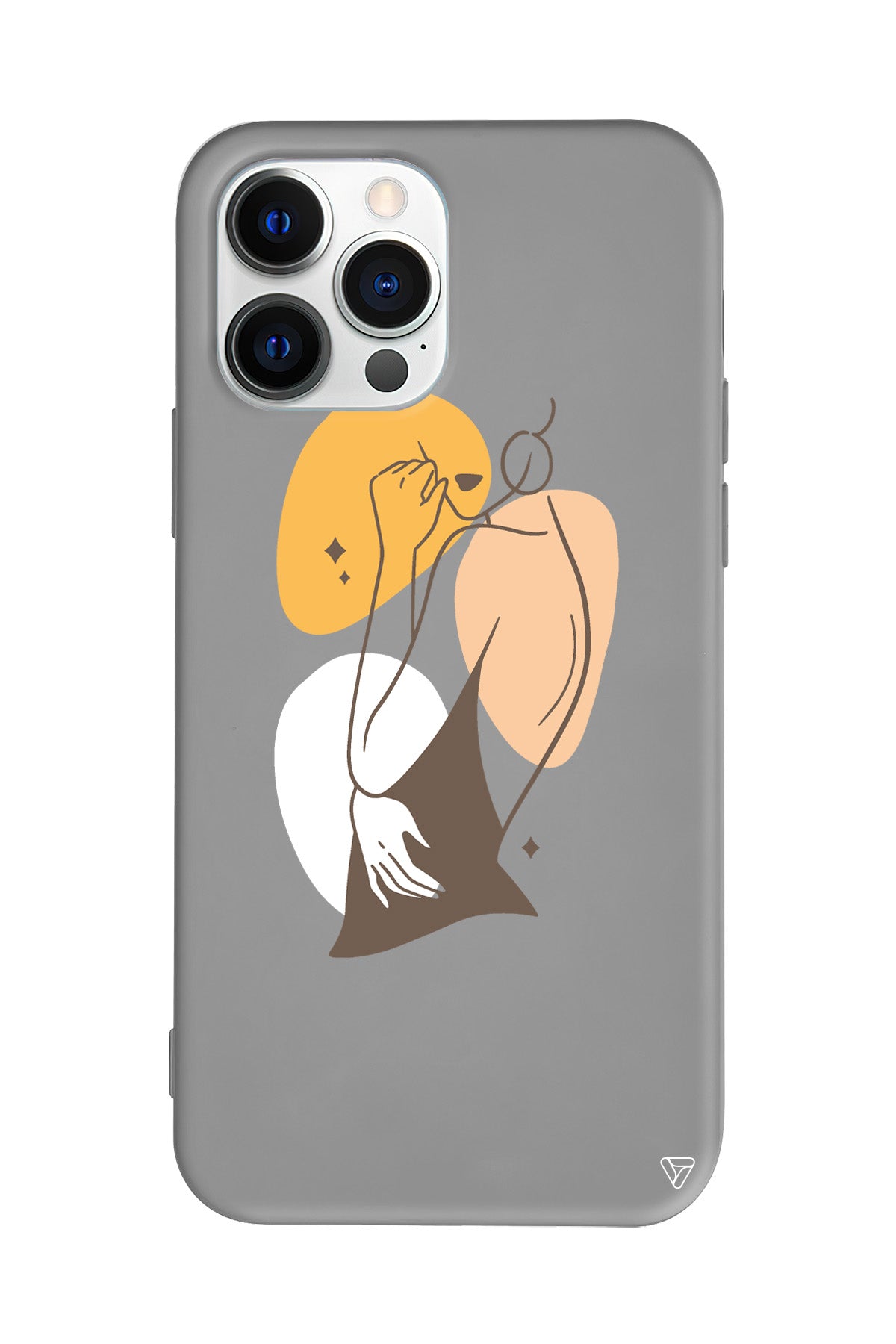 Olivia Lansman Model İçi Kadife Silikon Telefon Kılıfı