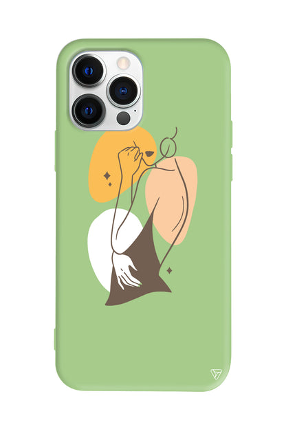 Olivia Lansman Model İçi Kadife Silikon Telefon Kılıfı