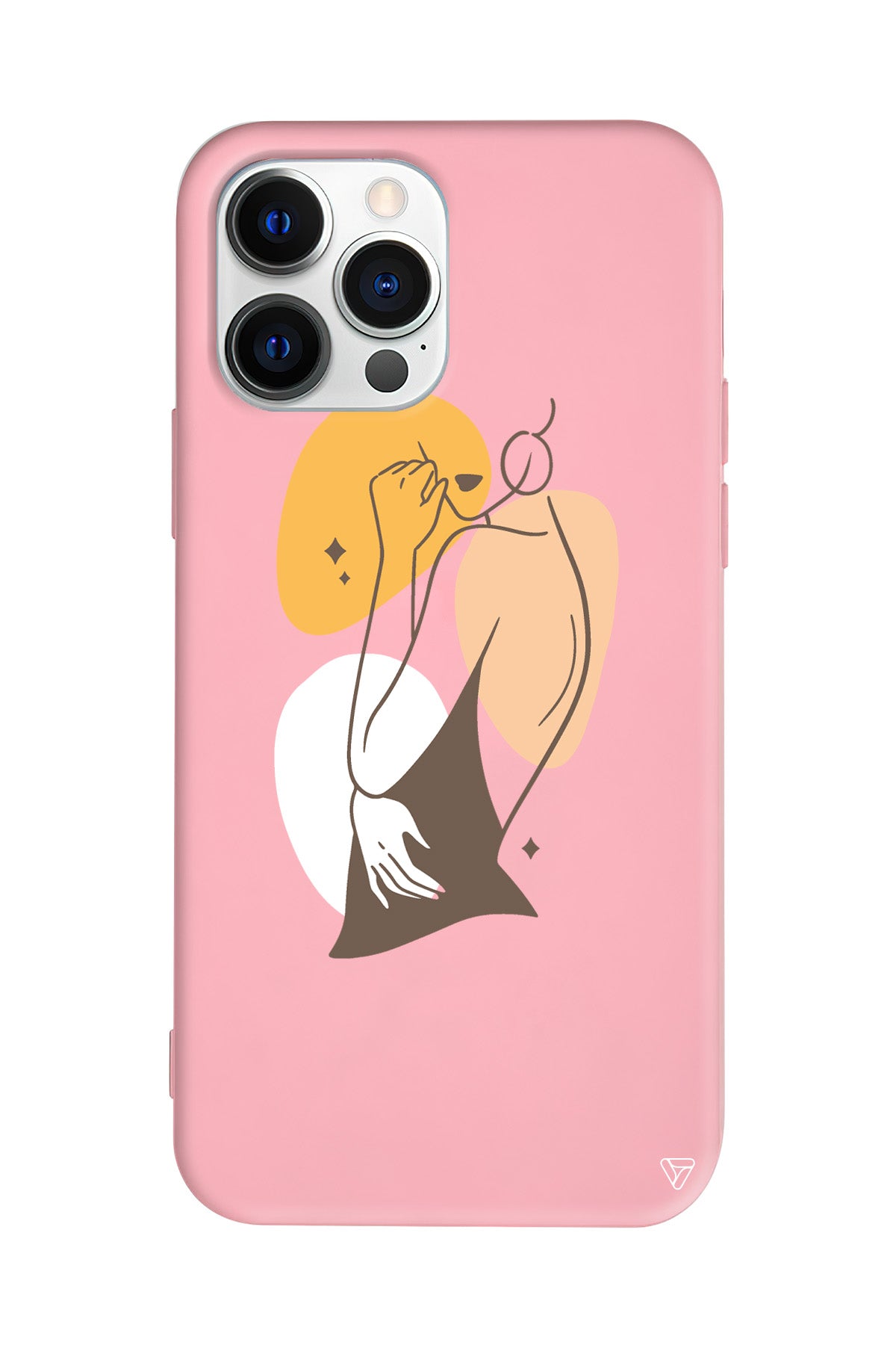 Olivia Lansman Model İçi Kadife Silikon Telefon Kılıfı