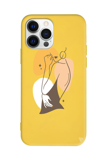 Olivia Lansman Model İçi Kadife Silikon Telefon Kılıfı