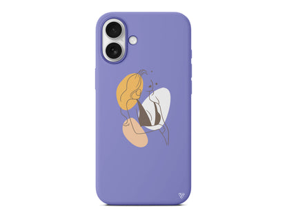 Dream Girl Lansman Model İçi Kadife Silikon Telefon Kılıfı