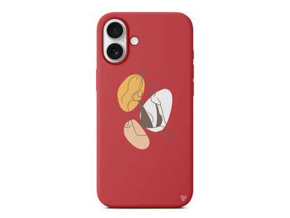 Dream Girl Lansman Model İçi Kadife Silikon Telefon Kılıfı – Plus Serisine Özel