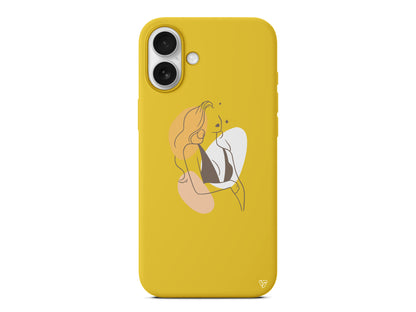 Dream Girl Lansman Model İçi Kadife Silikon Telefon Kılıfı