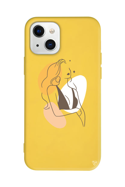 Dream Girl Lansman Model İçi Kadife Silikon Telefon Kılıfı