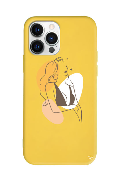 Dream Girl Lansman Model İçi Kadife Silikon Telefon Kılıfı
