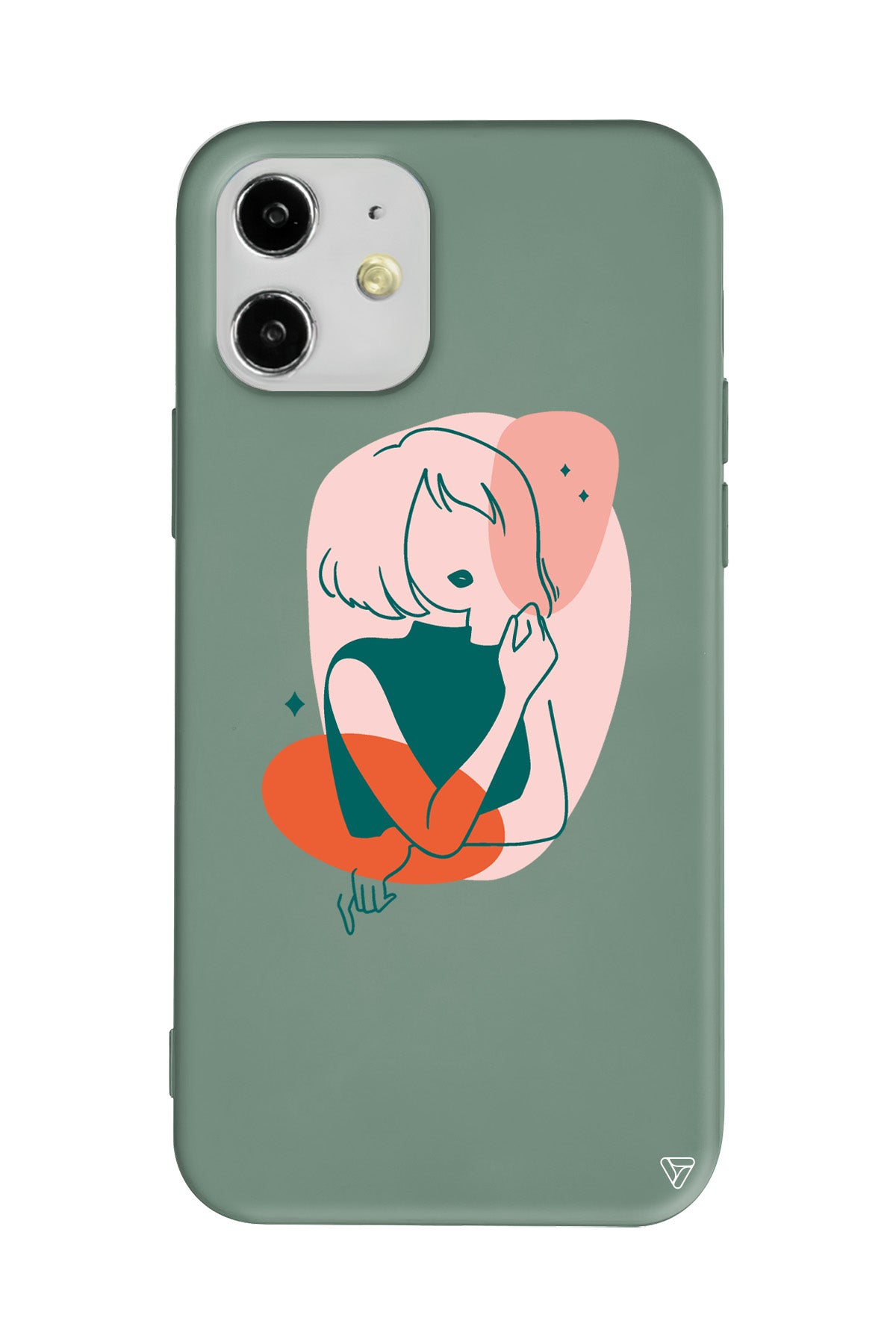 Cute Girl Lansman Model İçi Kadife Silikon Telefon Kılıfı