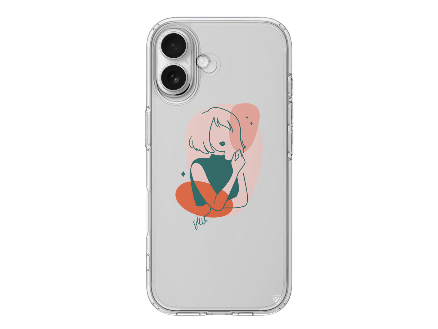 Cute Girl Lansman Model İçi Kadife Silikon Telefon Kılıfı – Plus Serisine Özel