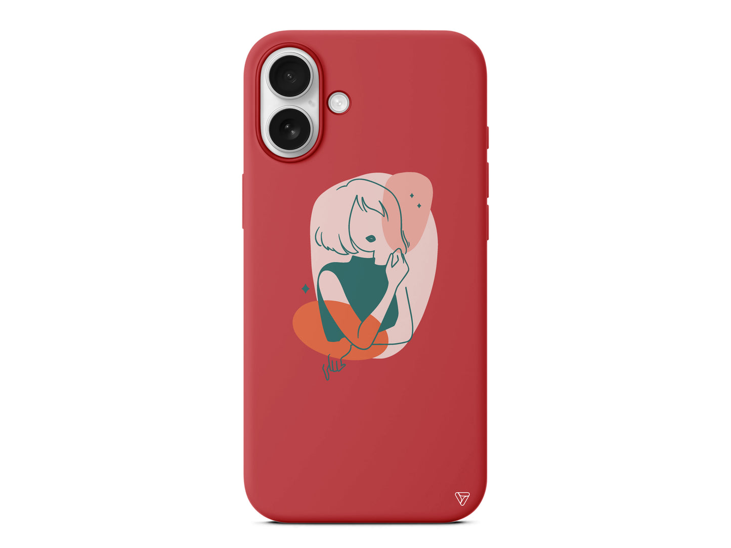 Cute Girl Lansman Model İçi Kadife Silikon Telefon Kılıfı – Plus Serisine Özel