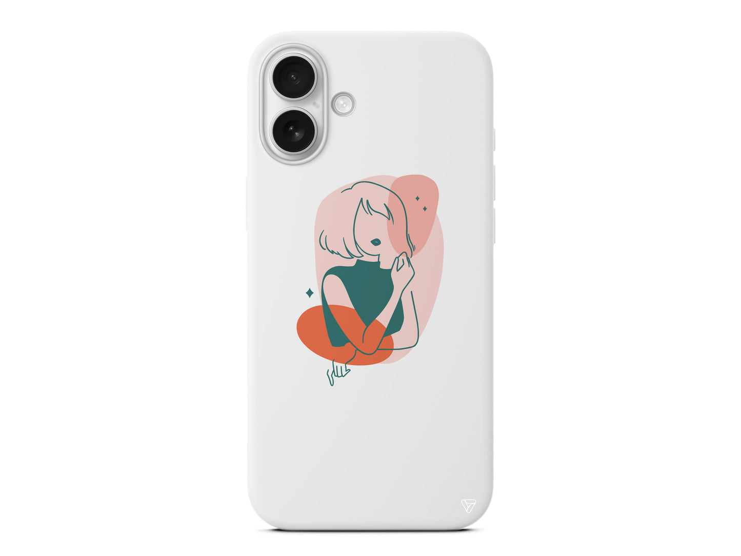 Cute Girl Lansman Model İçi Kadife Silikon Telefon Kılıfı – Plus Serisine Özel