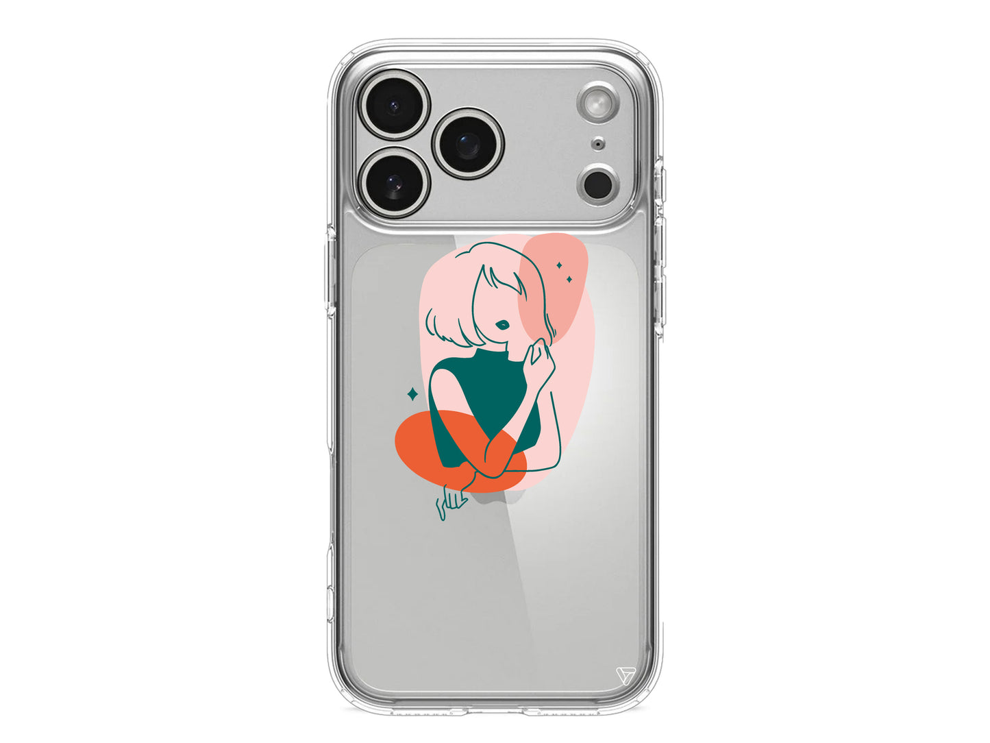 Cute Girl Lansman Model İçi Kadife Silikon Telefon Kılıfı