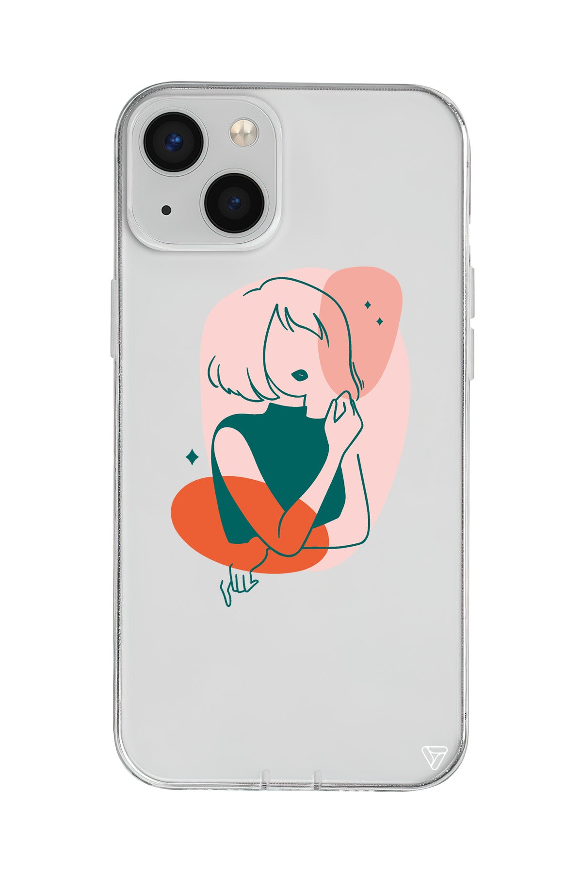 Cute Girl Lansman Model İçi Kadife Silikon Telefon Kılıfı – Plus Serisine Özel