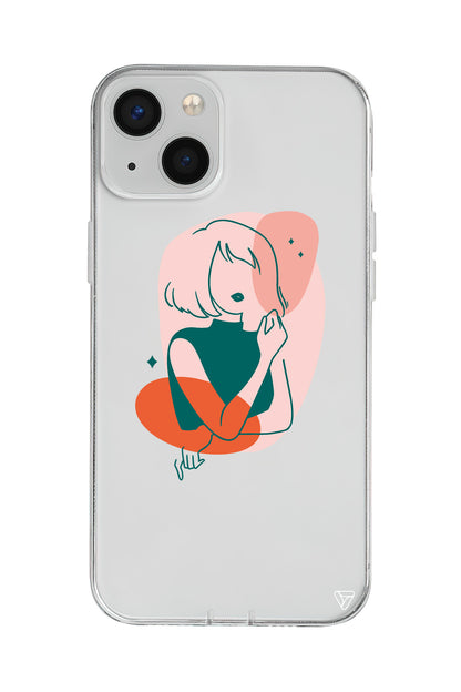 Cute Girl Lansman Model İçi Kadife Silikon Telefon Kılıfı – Plus Serisine Özel