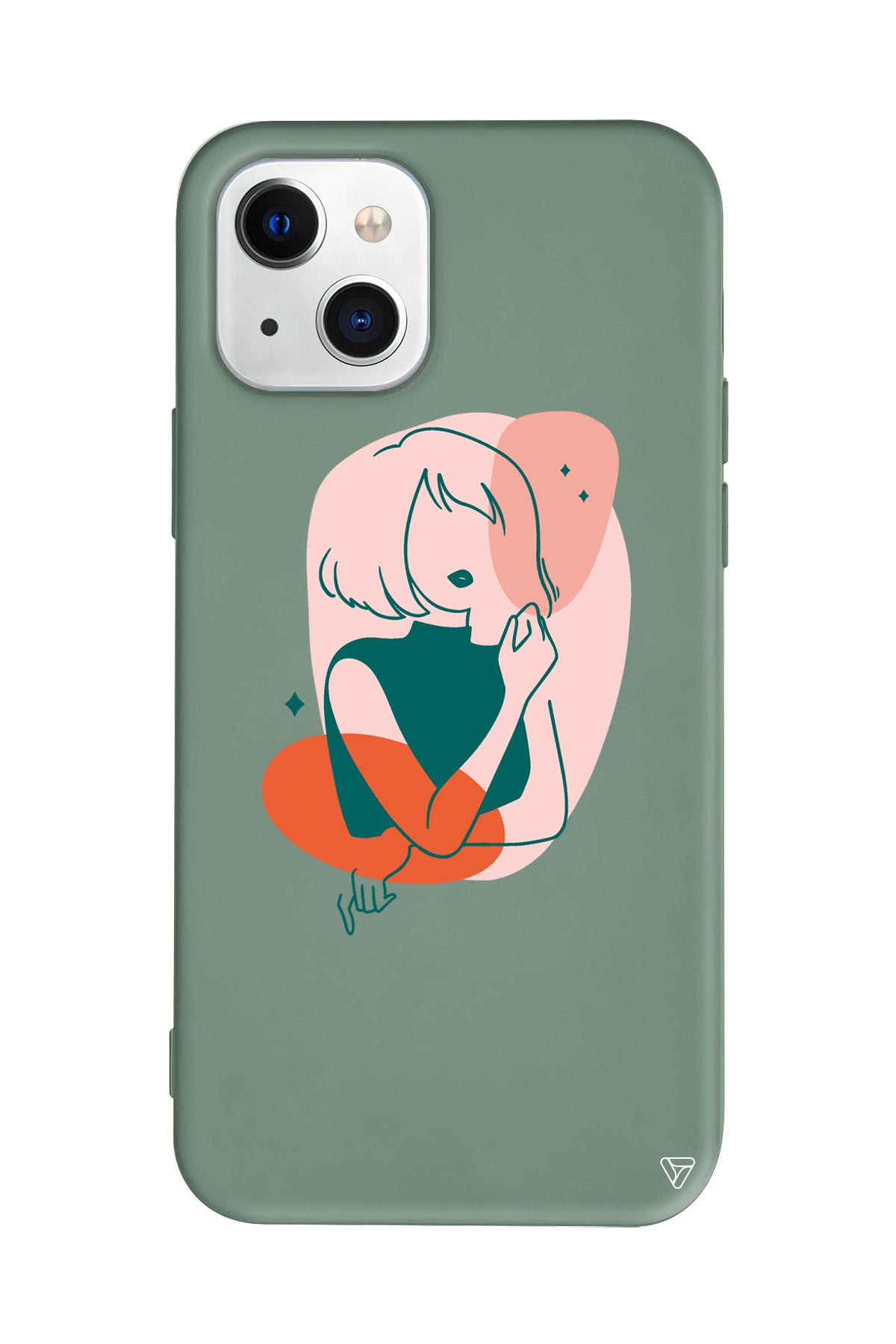 Cute Girl Lansman Model İçi Kadife Silikon Telefon Kılıfı – Plus Serisine Özel