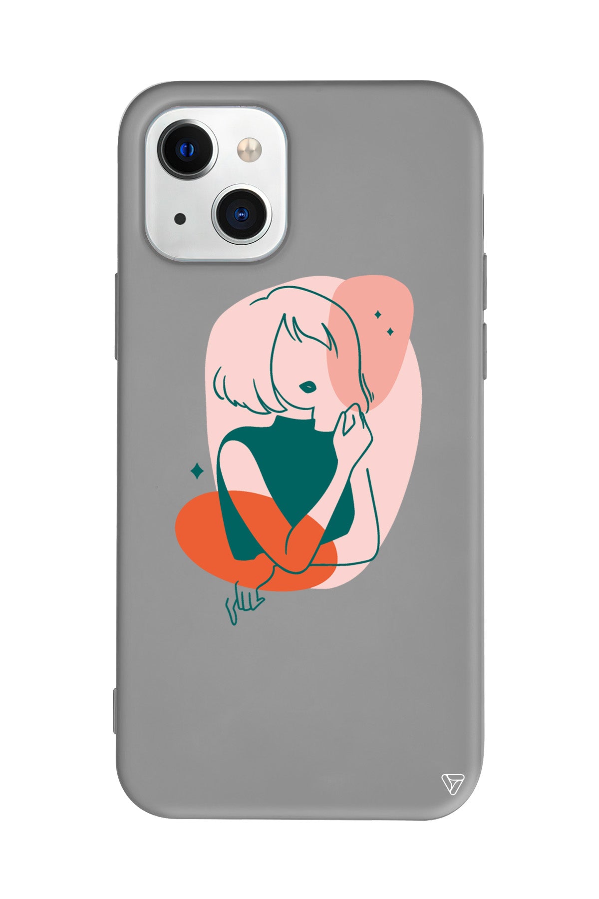 Cute Girl Lansman Model İçi Kadife Silikon Telefon Kılıfı – Plus Serisine Özel