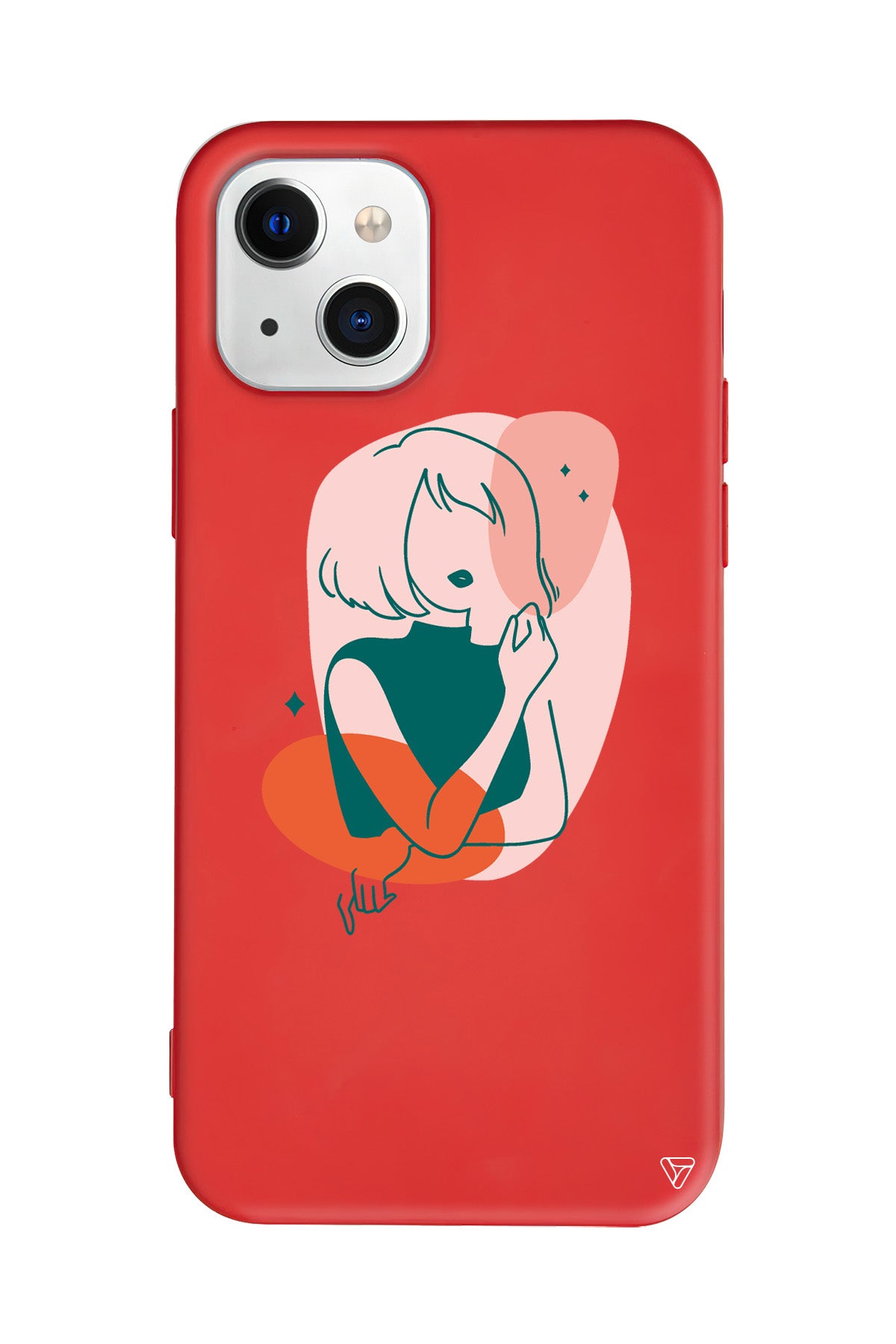 Cute Girl Lansman Model İçi Kadife Silikon Telefon Kılıfı – Plus Serisine Özel