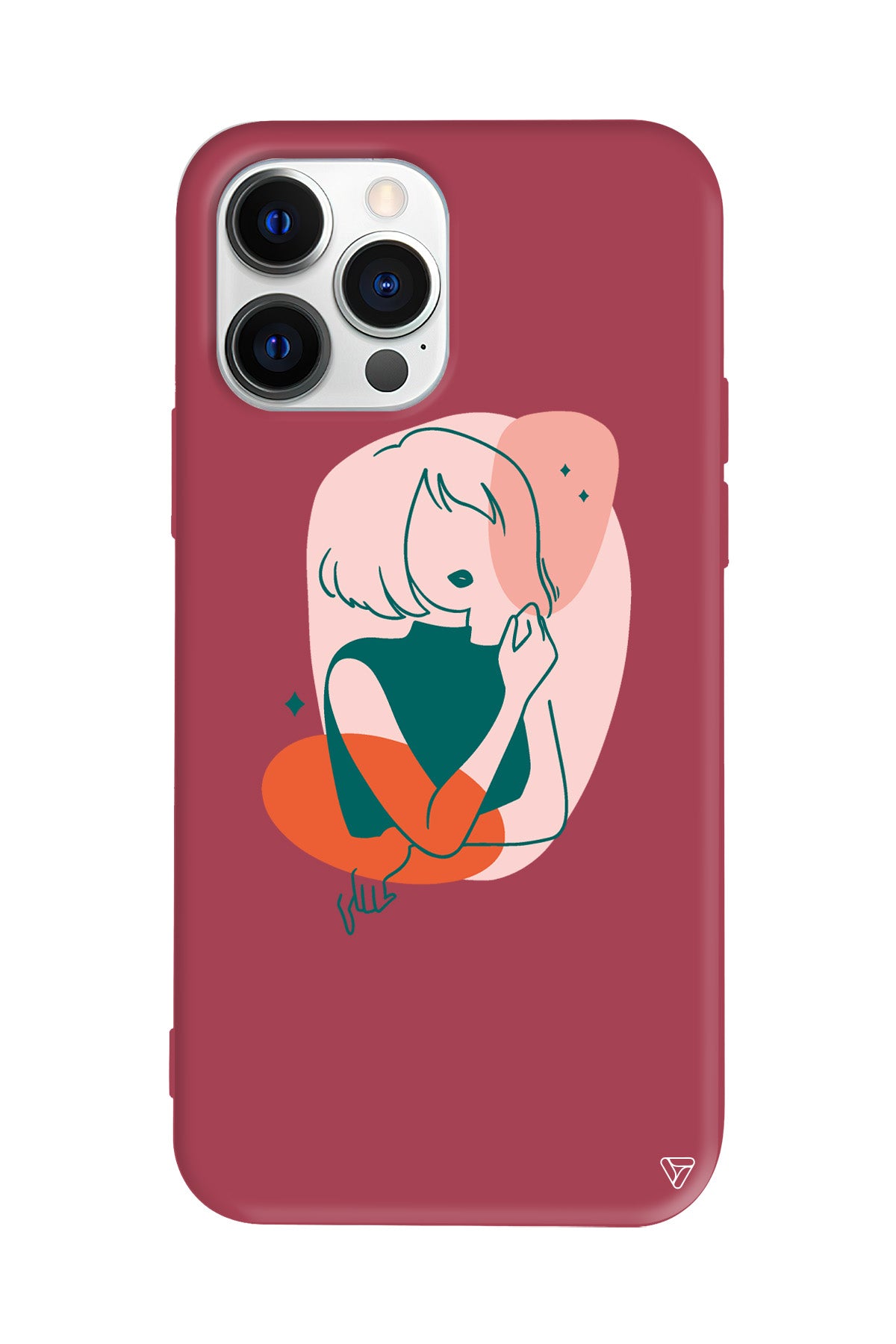 Cute Girl Lansman Model İçi Kadife Silikon Telefon Kılıfı