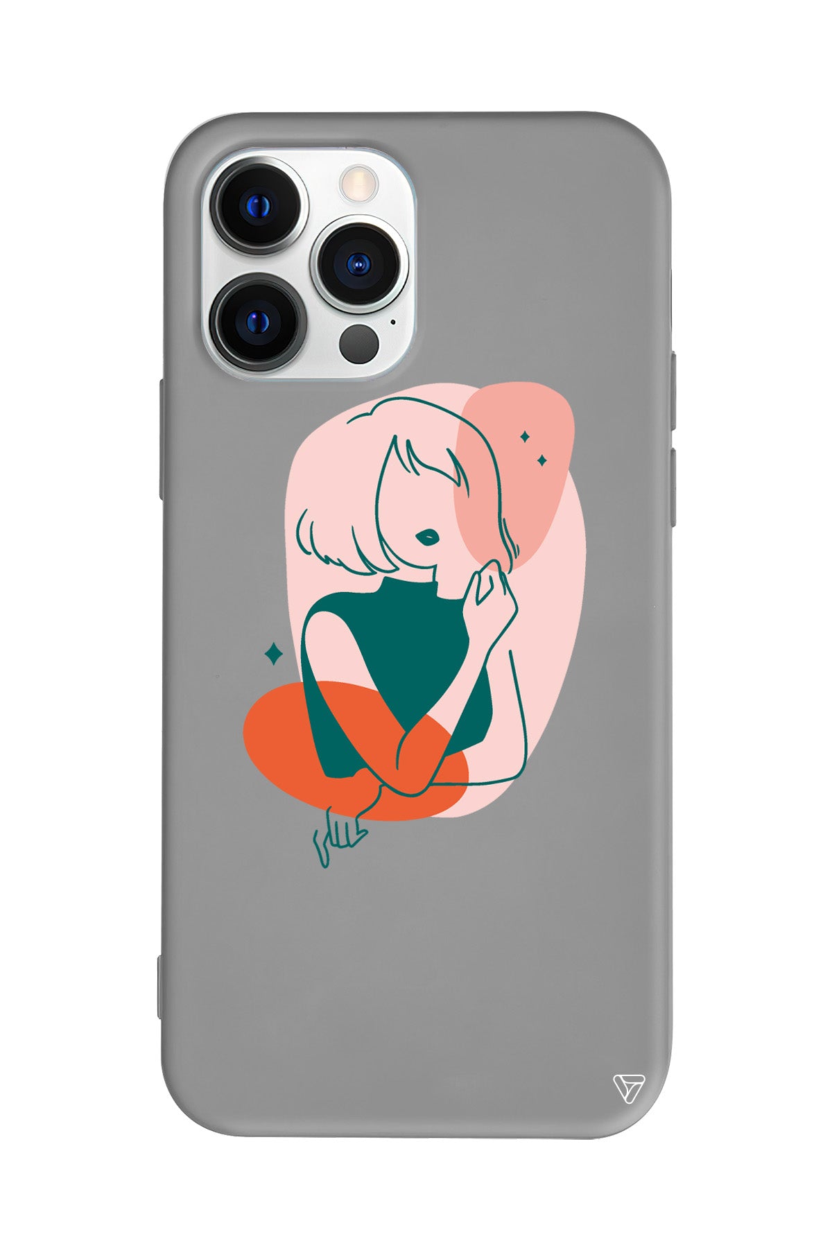 Cute Girl Lansman Model İçi Kadife Silikon Telefon Kılıfı