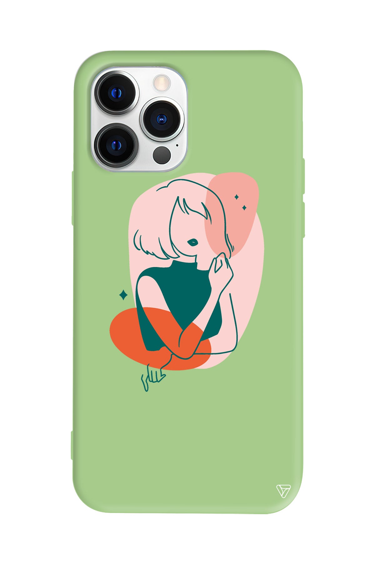 Cute Girl Lansman Model İçi Kadife Silikon Telefon Kılıfı