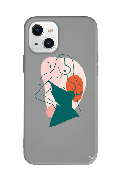 Emilia Lansman Model İçi Kadife Silikon Telefon Kılıfı