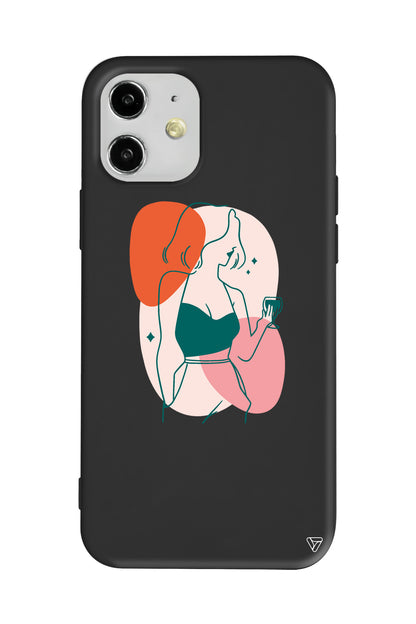 Lucy Lansman Model İçi Kadife Silikon Telefon Kılıfı