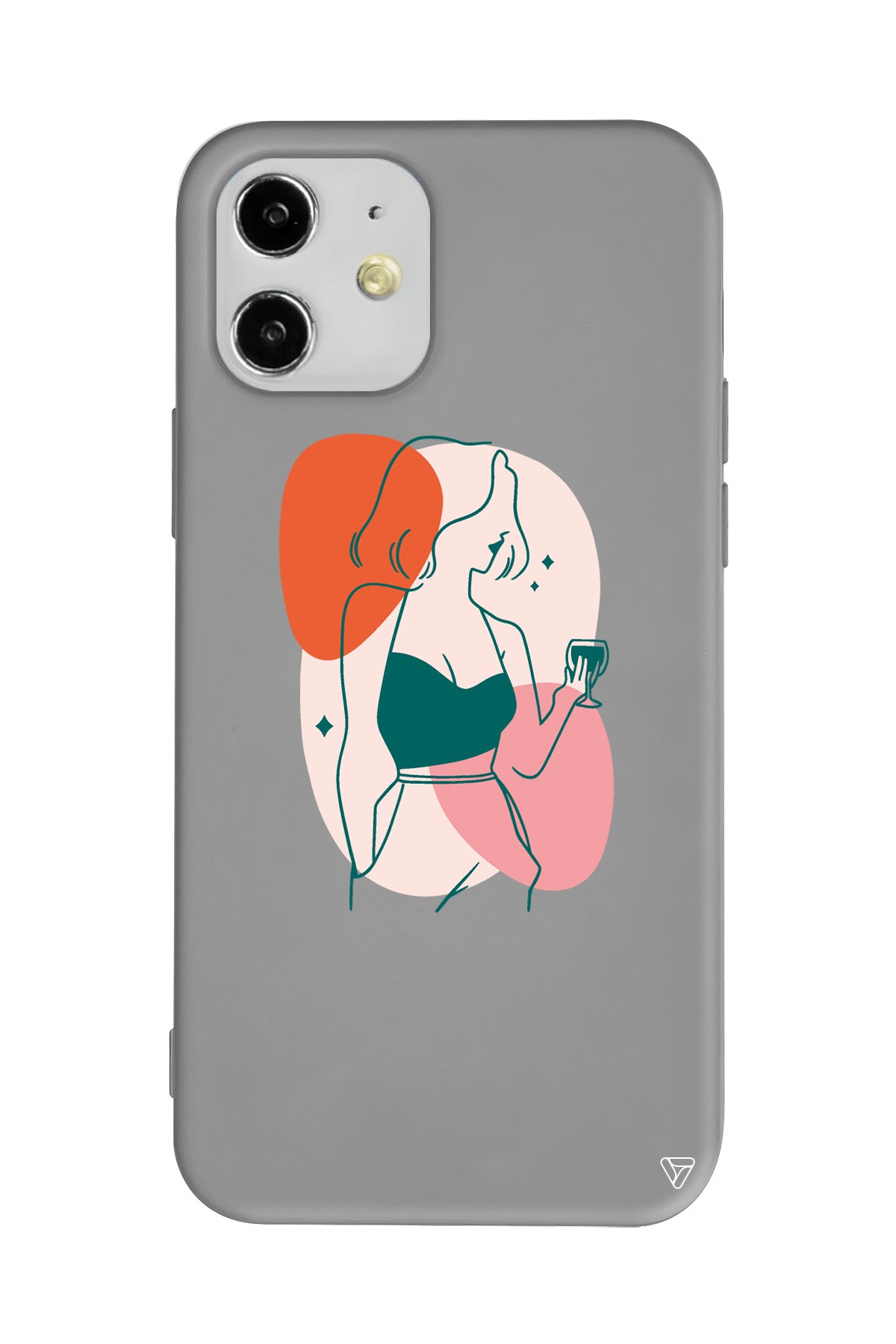 Lucy Lansman Model İçi Kadife Silikon Telefon Kılıfı