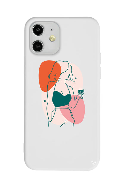 Lucy Lansman Model İçi Kadife Silikon Telefon Kılıfı