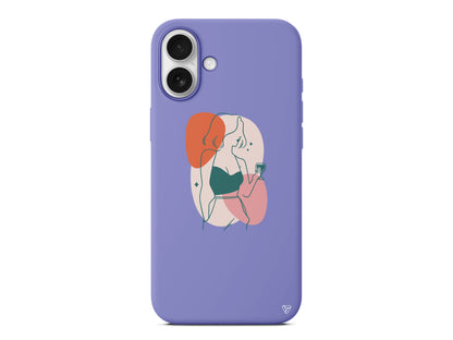 Lucy Lansman Model İçi Kadife Silikon Telefon Kılıfı