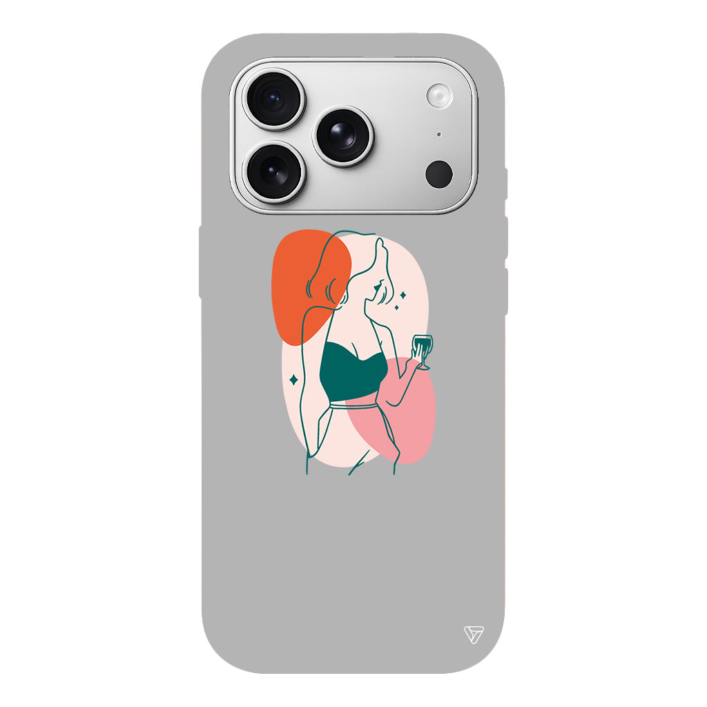 Lucy Lansman Model İçi Kadife Silikon Telefon Kılıfı