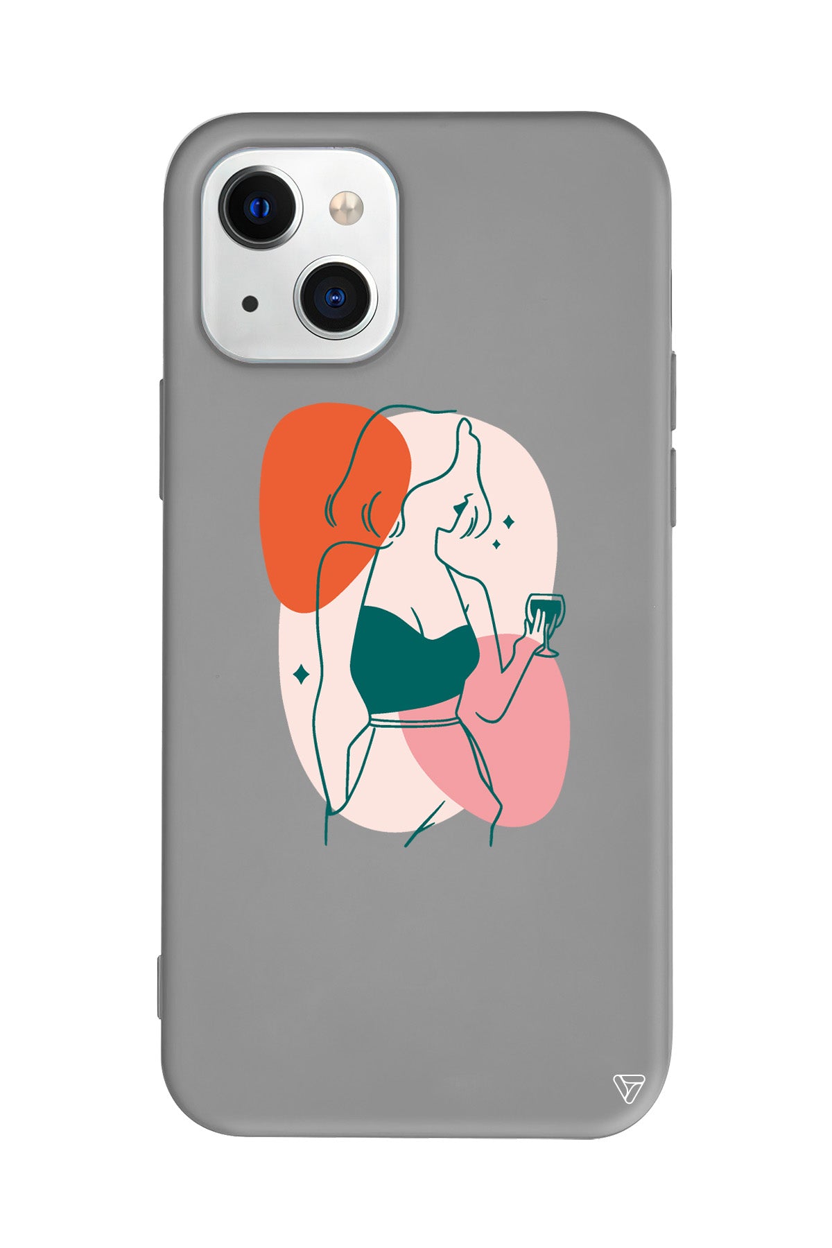 Lucy Lansman Model İçi Kadife Silikon Telefon Kılıfı