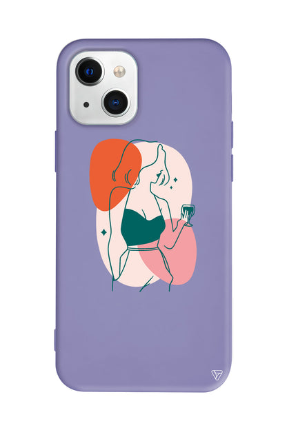 Lucy Lansman Model İçi Kadife Silikon Telefon Kılıfı