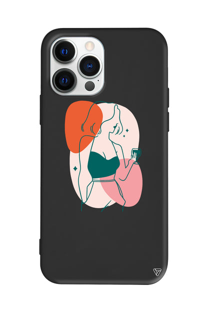 Lucy Lansman Model İçi Kadife Silikon Telefon Kılıfı