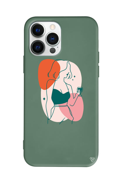 Lucy Lansman Model İçi Kadife Silikon Telefon Kılıfı