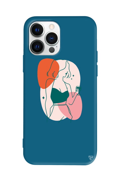 Lucy Lansman Model İçi Kadife Silikon Telefon Kılıfı