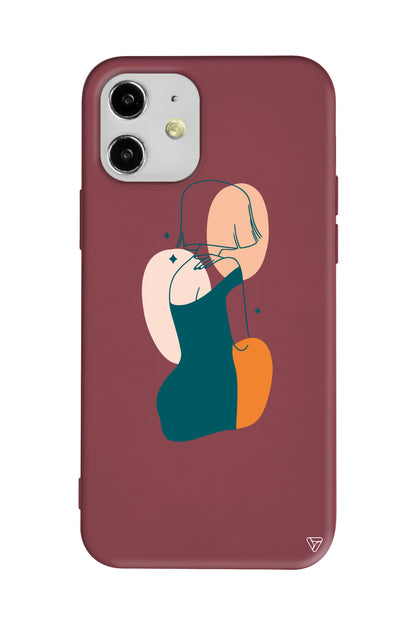 Eva Lansman Model İçi Kadife Silikon Telefon Kılıfı