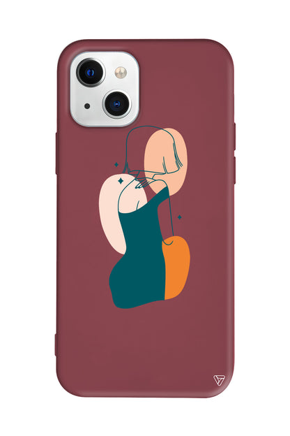 Eva Lansman Model İçi Kadife Silikon Telefon Kılıfı