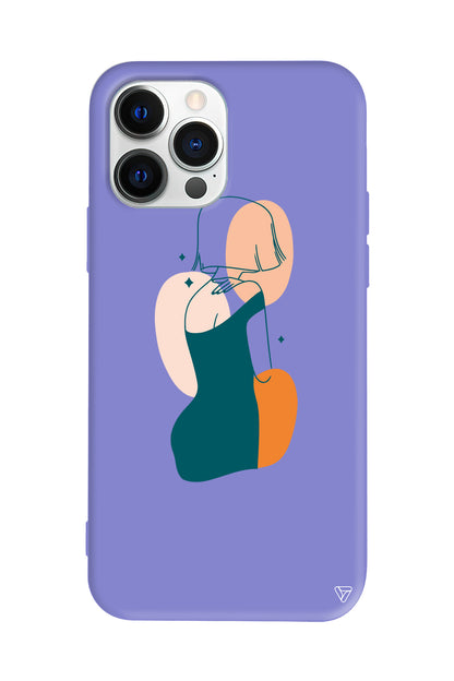 Eva Lansman Model İçi Kadife Silikon Telefon Kılıfı